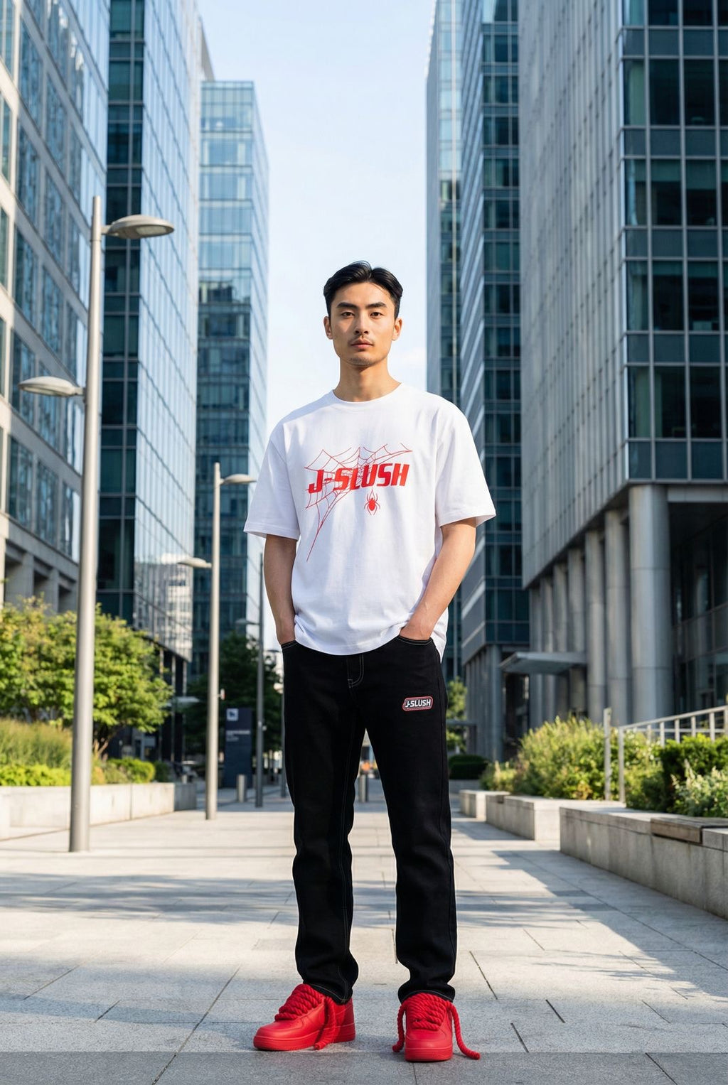 J-SLUSH WHITE T SHIRT