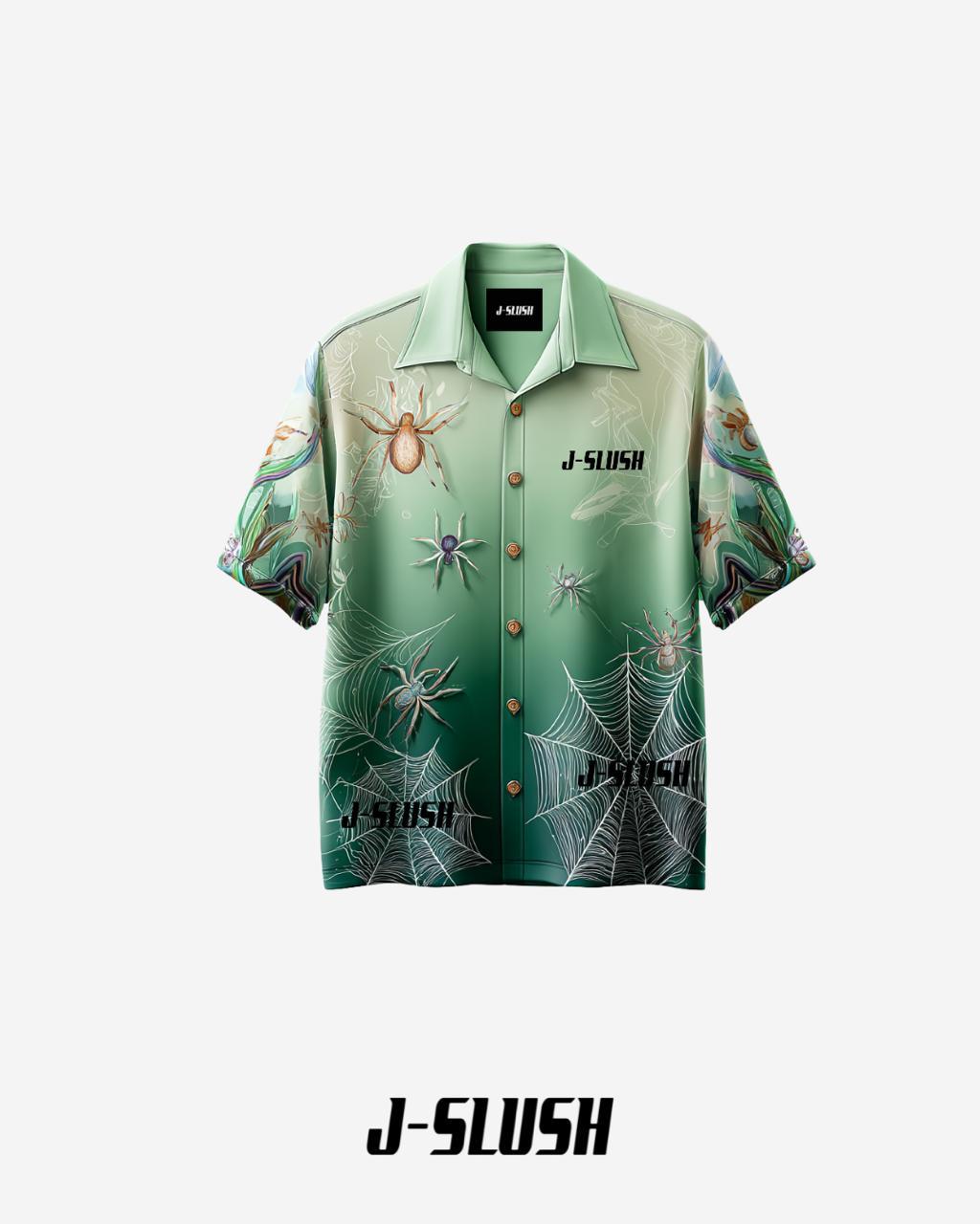 J-SLUSH Spider Summer Beach Shirt