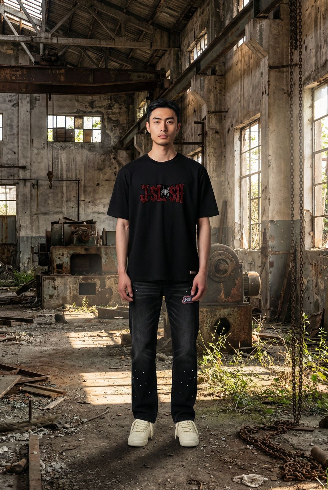 J SPIDER WEB AND SPIDER TEE