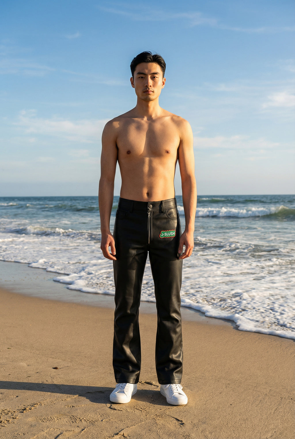 J-SLUSH LEATHER PANTS