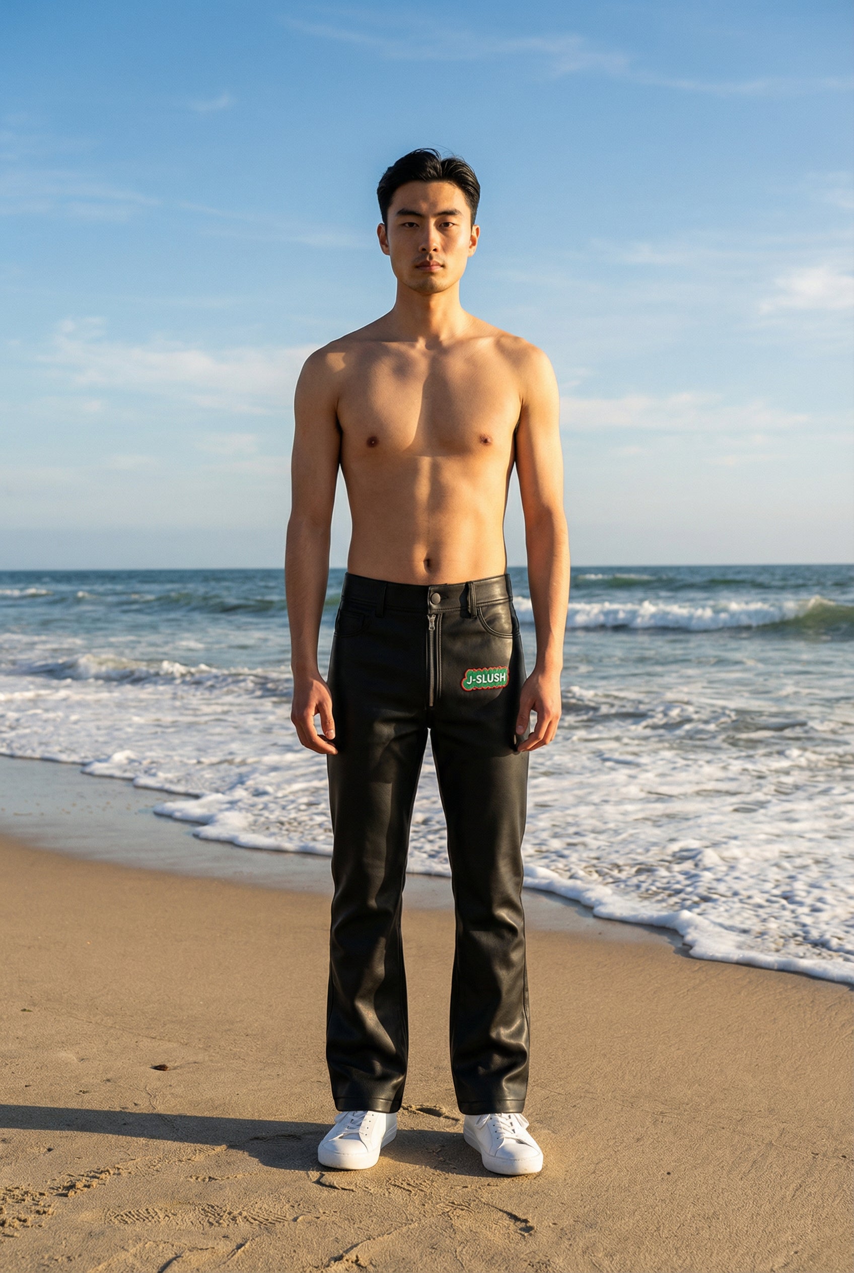 J-SLUSH LEATHER PANTS