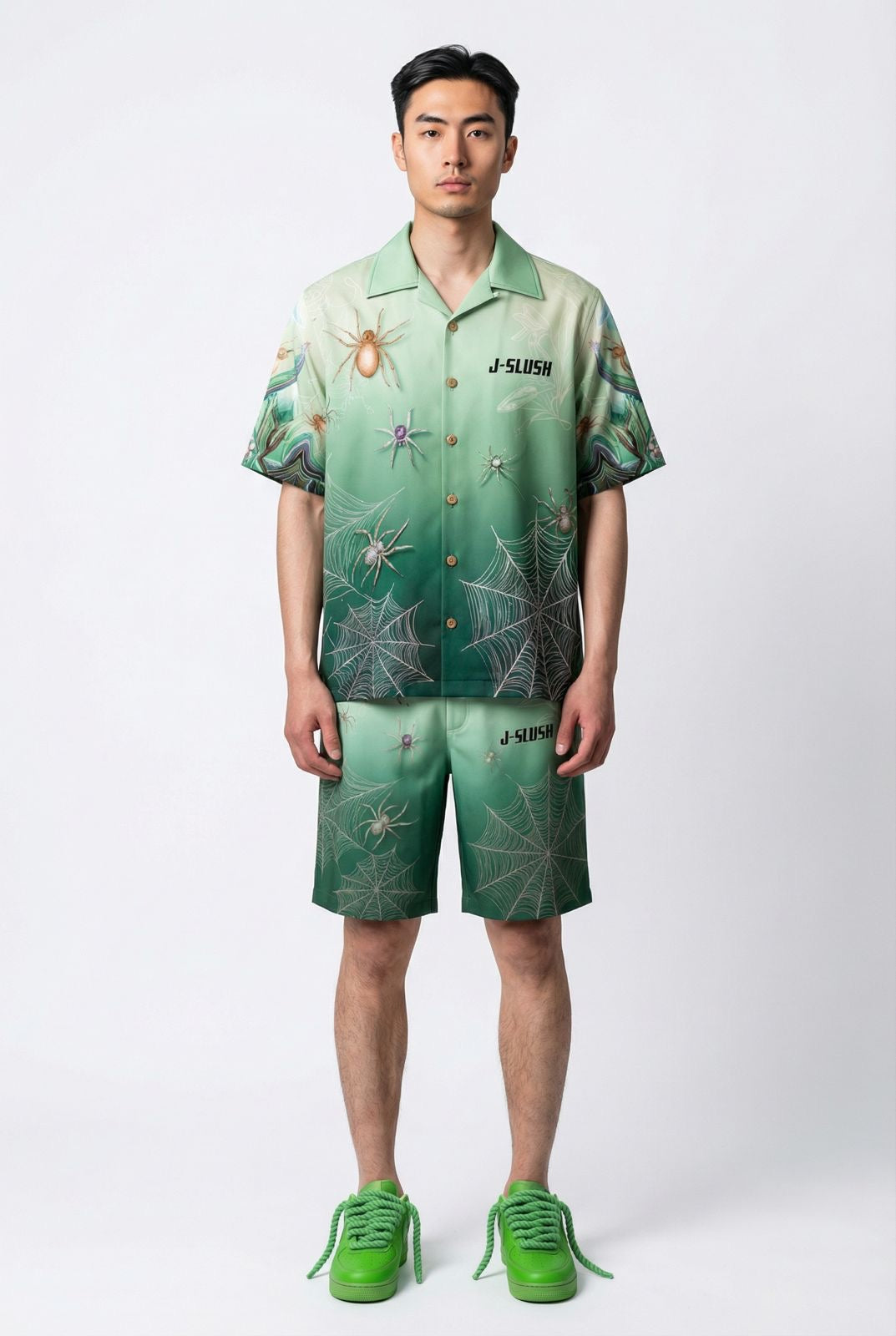 J-SLUSH Spider Summer Beach Shirt