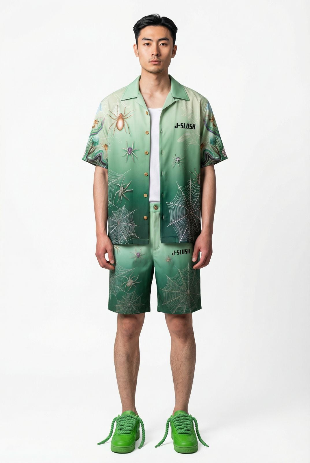 J-SLUSH Spider Summer Beach Shirt