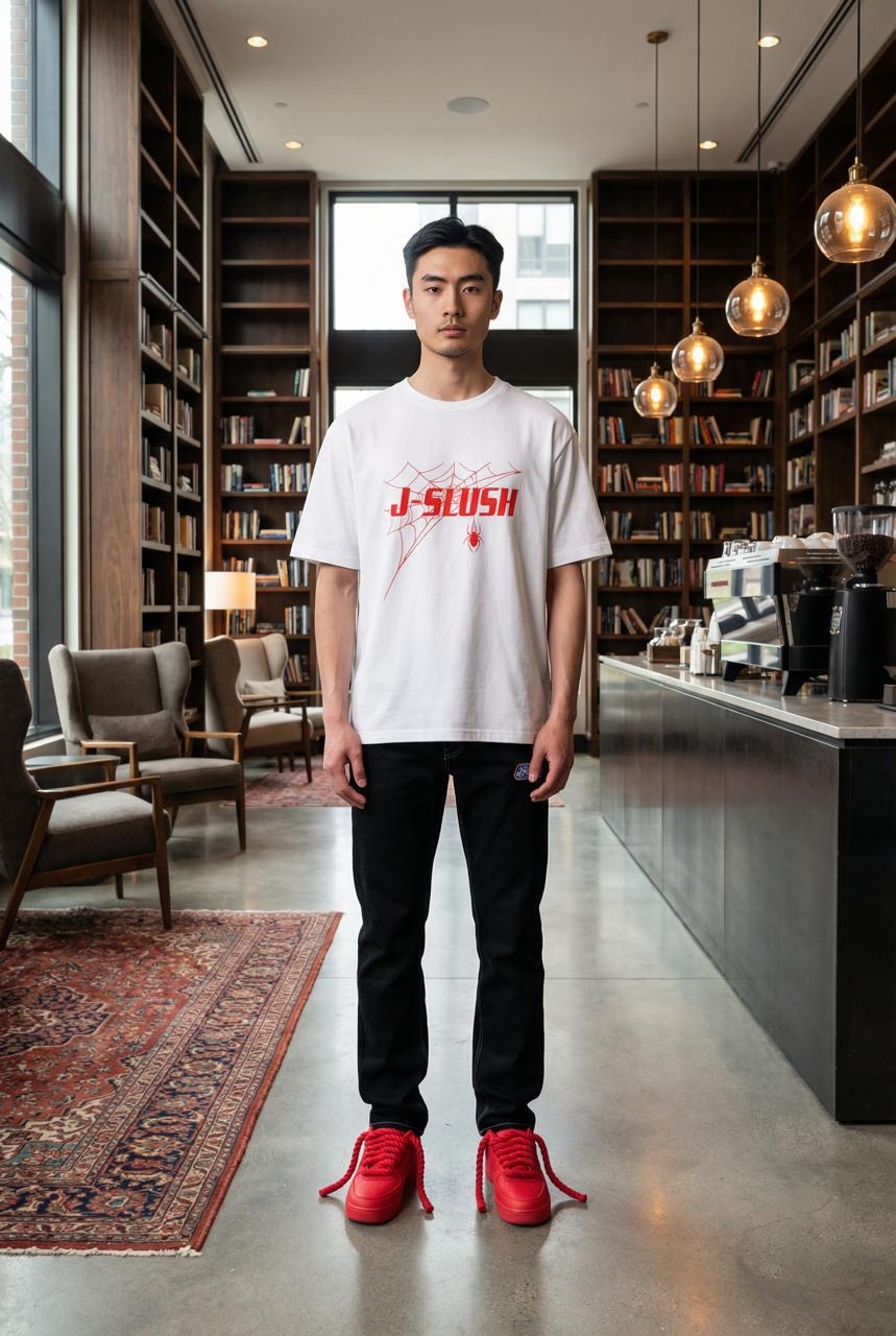 J-SLUSH WHITE T SHIRT